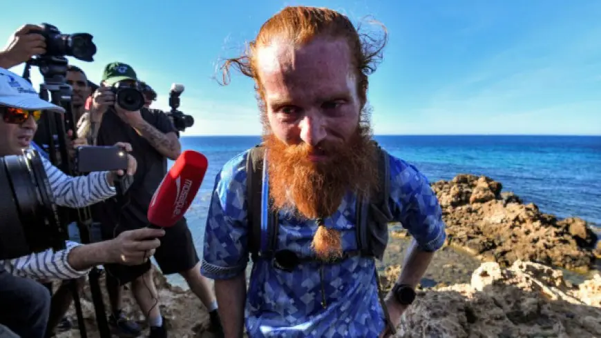 British Runner Russ Cook Completes Epic Journey Running the Full Length of Africa in Tunisia