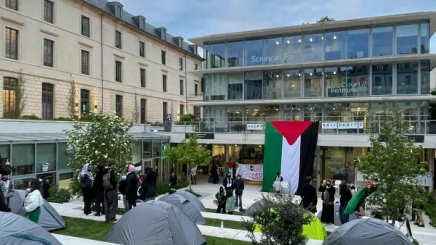 Protests inspired by Columbia-style Gaza demonstration escalate at ‘elite’ Science Po in France following intervention of riot police