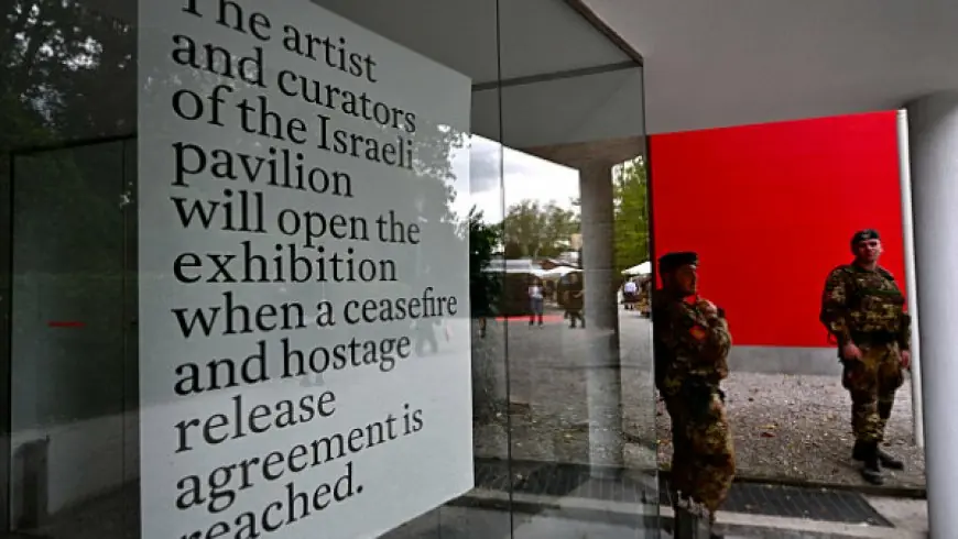 Israeli Artist Closes Biennale Show in Support of Gaza Ceasefire and Hostages