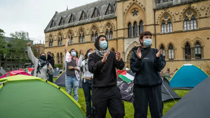 Oxford and Cambridge Students Establish Protest Camps in Support of Gaza
