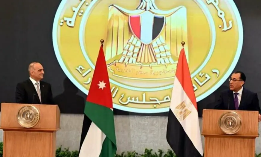 Egyptian and Jordanian Prime Ministers Lead 32nd Session of Joint Higher Committee Meeting